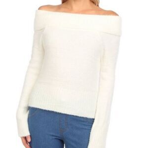 No Comment Off The Shoulder Sweater